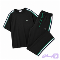 ست تیشرت و شلوار لاگوست LACOSTE رنگ مشکی