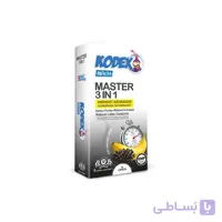 کاندوم تاخیری کدکس مدل Master 3 In 1 بسته 3 عددی – ساده