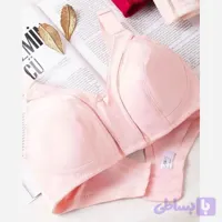 سوتین نخی مینی مایزر زنانه مدل ژوردار بدون فنر فرم دهنده سایز بزرگ