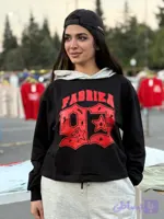 هودی کلاه دار باکسی دخترانه