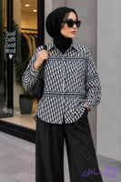 شومیز زنانه طرح‌دار وارداتی