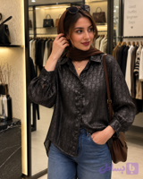 شومیز لاکچری طرح‌دار زنانه