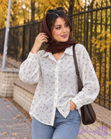 شومیز زنانه طرح‌دار وارداتی