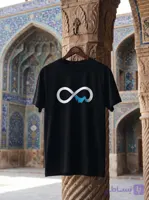 تیشرت مشکی طرح خلیج همیشه فارس