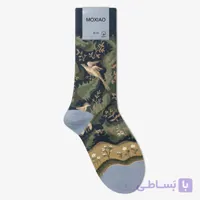 جوراب ساق بلند طرح دار مدل پرندگان  DO-SL510