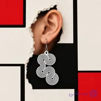 گوشواره آویز زنانه مدل ساحل VALA