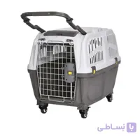 باکس حمل سگ و گربه هپی پت مدل رها به همراه چرخ سایز 7