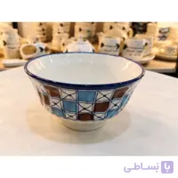 کاسه آشی طرح چهارخونه ایی