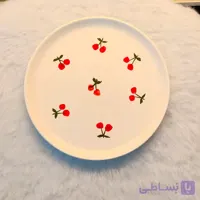 بشقاب طرح گیلاسی