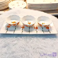 آجیل خوری طرح گل شقایق