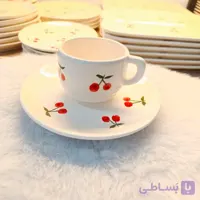 فنجان هتلی طرح گیلاسی