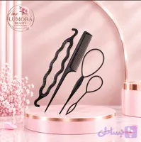ست ابزار شینیون و حالت‌دهی مو مشکی