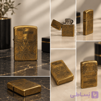 فندک زیپو طلائی هارلی دیویدسون کد (1011)