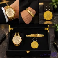 ست مردانه ساعت و فندک و دستبند کد (4018)