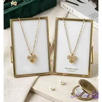 گردنبند استیل دخترانه طرح میکی موس کد (5779)