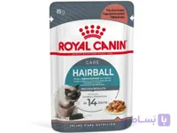 پوچ(سوپ) گربه رویال کنین هیربال کر مدل Hairball Care با وزن 85 گرم