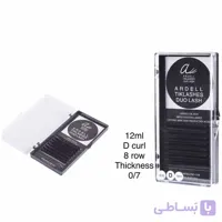 مژه والیوم آردل۱۲میل فرDلاین ۸تایی ضخامت ۰٫۷