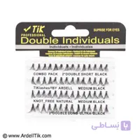 مژه تیک بدون گره دبل الترا بلک – TIK DOUBLE SHORT