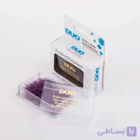 مژه کلاسیک رنگی ۱۰ میل بنفش DUO