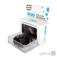 مژه فیشر DUO سایز 10 تا 16 میلی متر بسته 5 ریسه ای فرCc