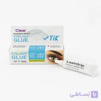 چسب مژه موقت تیوپی سفید( بیرنگ)برند TIK با دوام