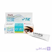 چسب مژه موقت تیوپی مشکی برند TIK با دوام