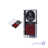 مژه رنگی والیوم رنگ قرمز۱۲میل آردل
