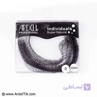 مژه ریسه ای ۱۰ریسه ای ۱۰ میل – مدل فرDآردلARDELLمو طبیعی ۱۰۰%