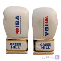 دستکش بوکس Green Hill مدل IBA چرم طبیعی | ۱۰ و ۱۲ اونس