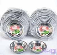 سرویس صافی و لگن استیل ۲۲پارچه