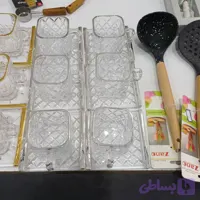 استکان و زیر استکان بلور فرانسه