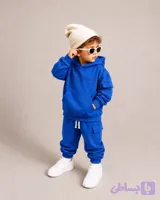 هودی و شلوار دورس بچگانه آبی - diankids.ir