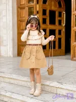 ست بلوز دامن کمربند بچگانه گیسو - diankids.ir