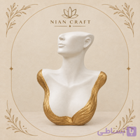 دکوری تندیس زیبای مانکن نیم رخ سنگ مصنوعی