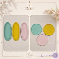 بشقاب لبه دار کوچک سنگ مصنوعی