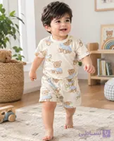 ست تیشرت و شلوارک بچگانه نکست طرح تدی