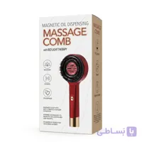 شانه و ماساژور برقی اسکالپ سر اورجینال XC-901 | روغن‌تراپی و تقویت ریشه مو