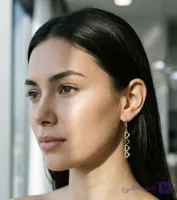 گوشواره طلا زنانه دخترانه مدل قلبی