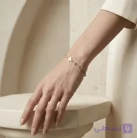 دستبند زنجیری طلا زنانه دخترانه مدل ونکلیف