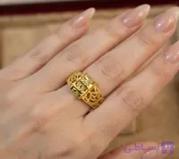 انگشتر طلا زنانه مدل لوکس