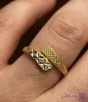 انگشتر طلا زنانه مدل فیوژن