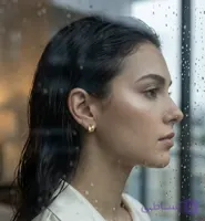 گوشواره میخی طلا زنانه دخترانه مدل قلب