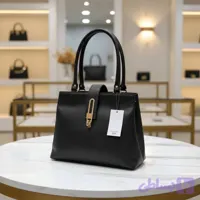 کیف زنانه مدل دوخانه قفل بلند