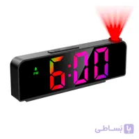 ساعت رومیزی دیجیتال مدل RGB پرژکتور دار کد GH0729