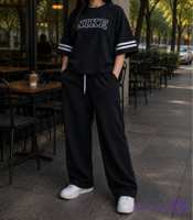 ست تیشرت و شلوار زنانه بالنسیاگا گلکسی پنبه ای