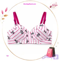 سوتین نخی دخترانه تینیجری-نوجوانانه طرحدار کد 120