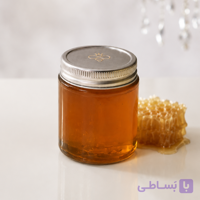 عسل طبیعی با موم | 300 گرم(بسته بندی شیشه‌ای)