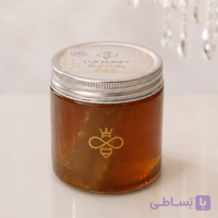 عسل طبیعی با موم | 600 گرم(بسته بندی شیشه‌ای)