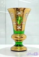 گلدان 30 سانت اگرمن گل برجسته (سبز)