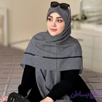 روسری نخ کاستوم طرح مارال ابعاد 140 در 140